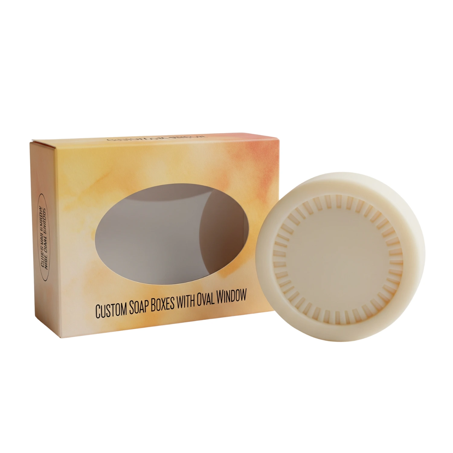 Custom Soap Boxes with Oval Window